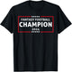 Fantasy Football Champion 2024 Winner Fantasy League Champ T-Shirt - T-Shirt | Black