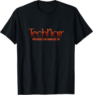 Tech Noir Classic 80's Movie T-Shirt - T-Shirt | Black