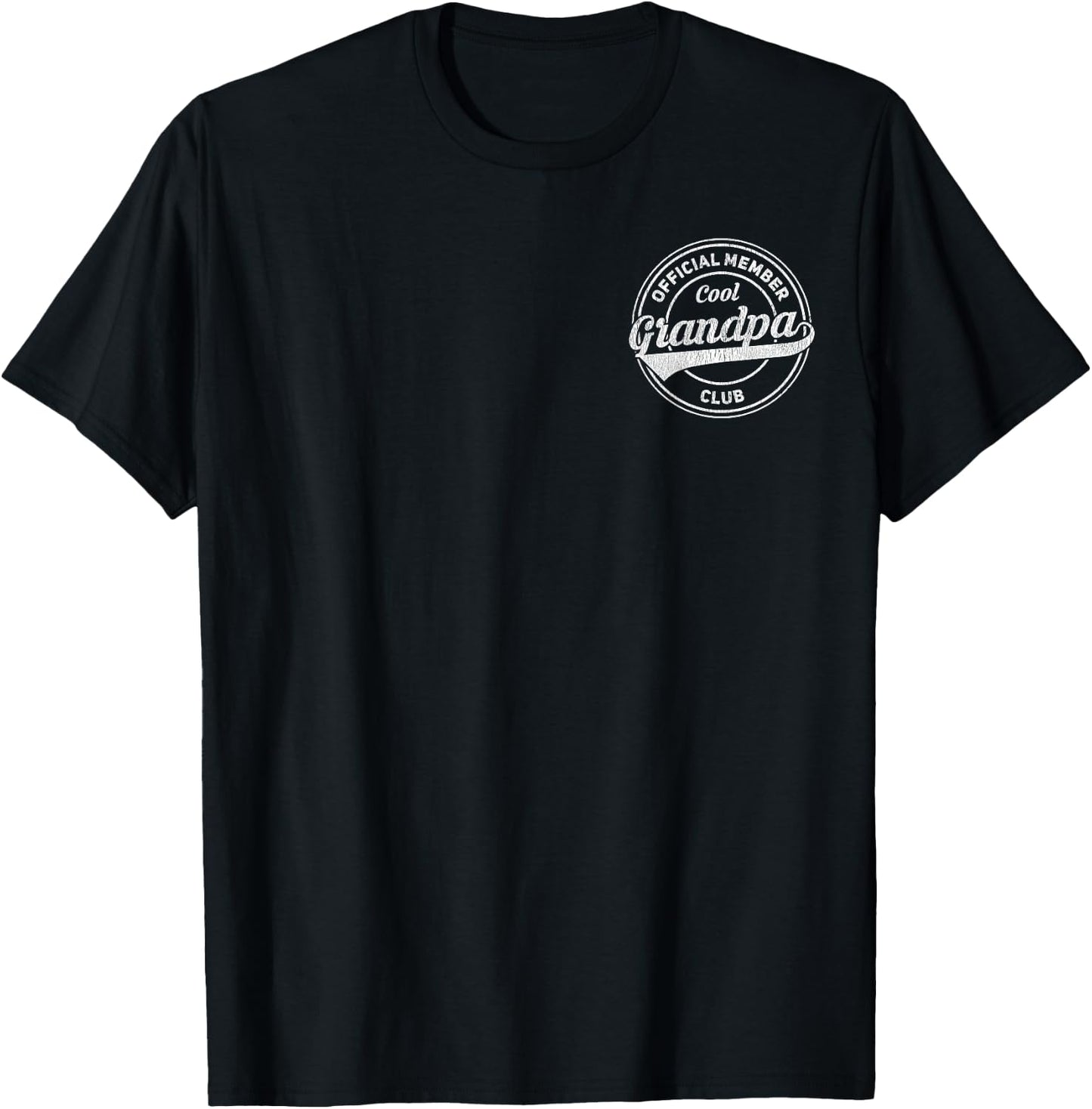 Official Member Cool Grandpa Club T-Shirt - T-Shirt | Black