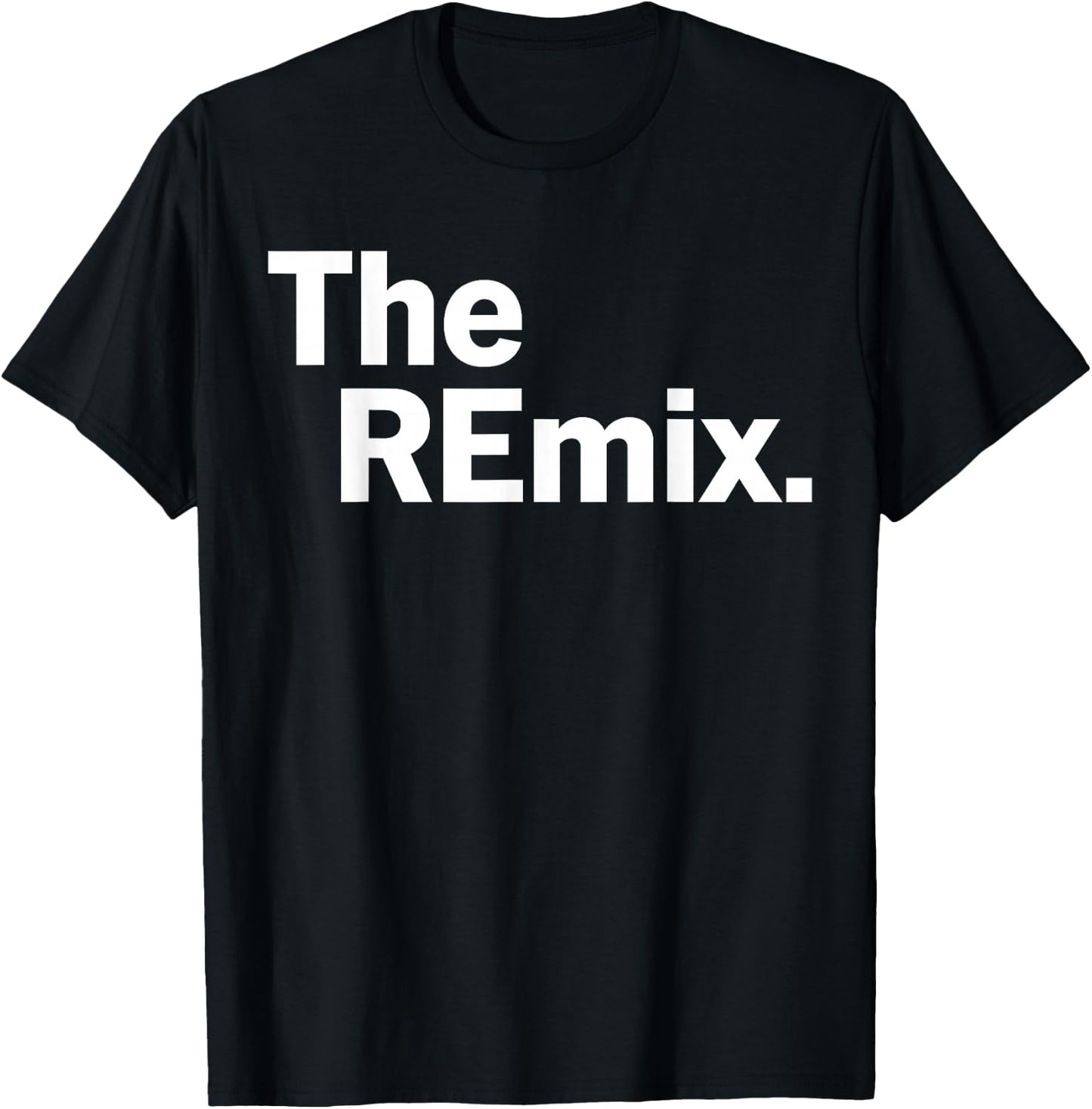The Original and The Remix Funny Couple Matching T-Shirt - T-Shirt | Black