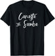 Canasta and Samba Card Player Dancer T-Shirt - T-Shirt | Black