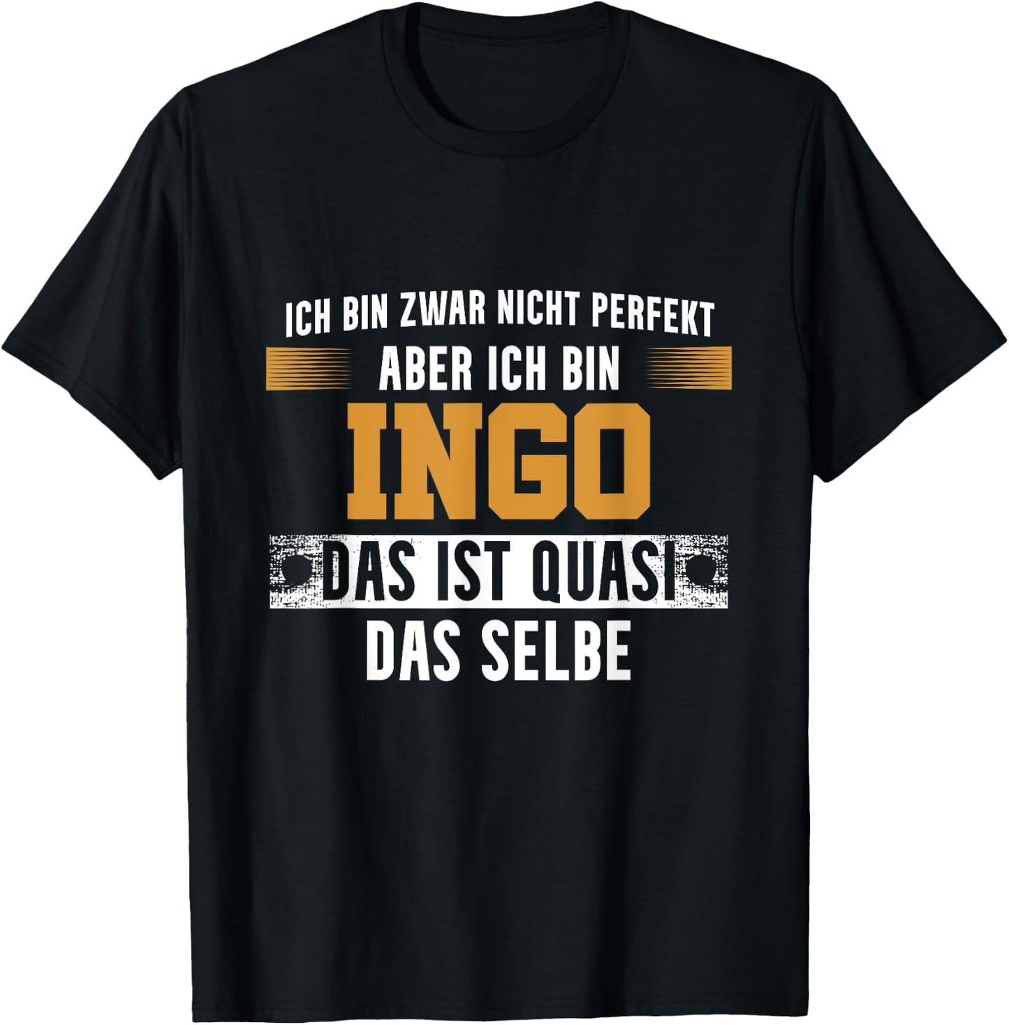 Name Ingo Ich bin Ingo T-Shirt - T-Shirt | Black
