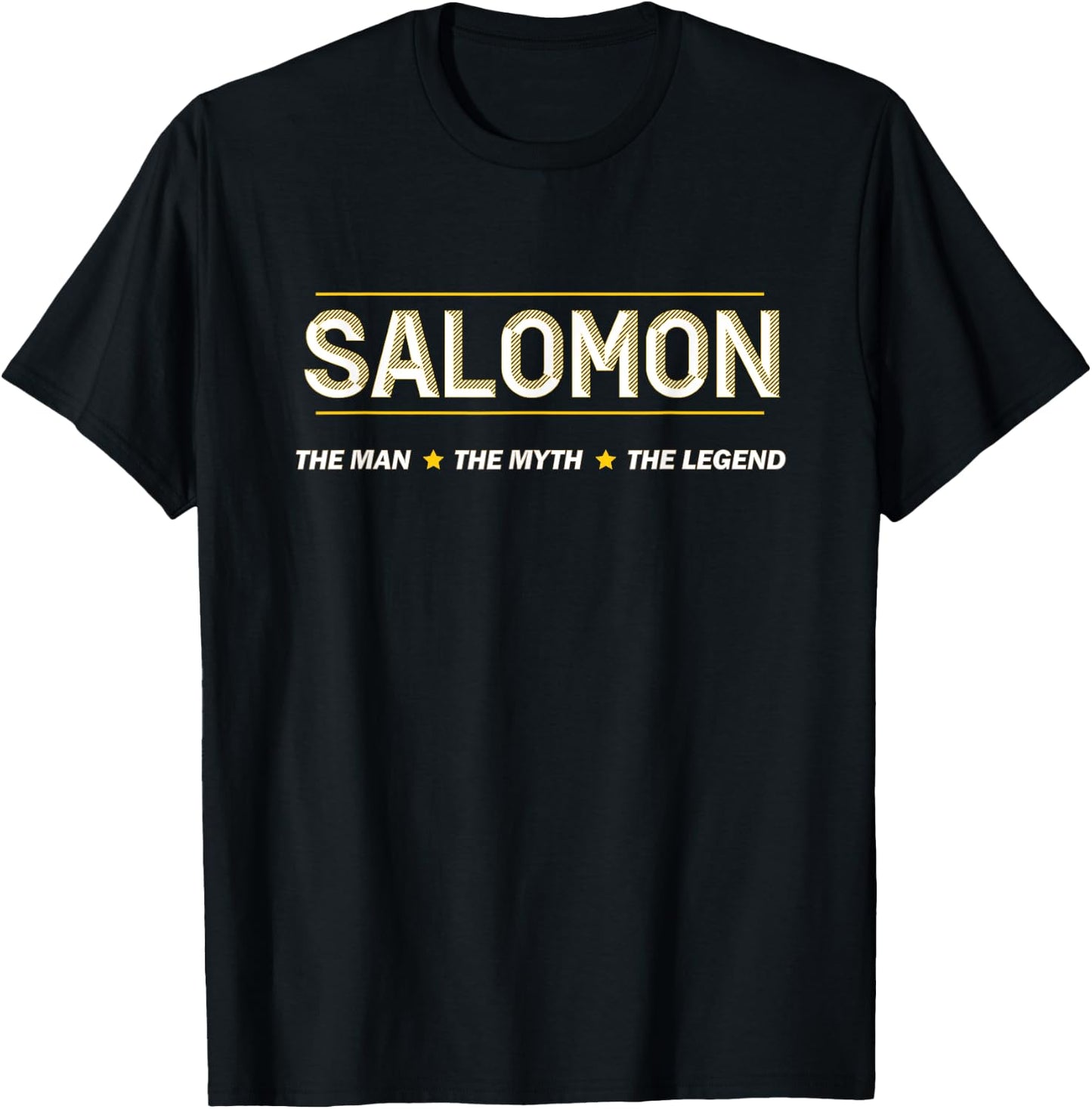 SALOMON the Man the Myth the LEGEND | Mythos Legende Name T-Shirt - T-Shirt | Black