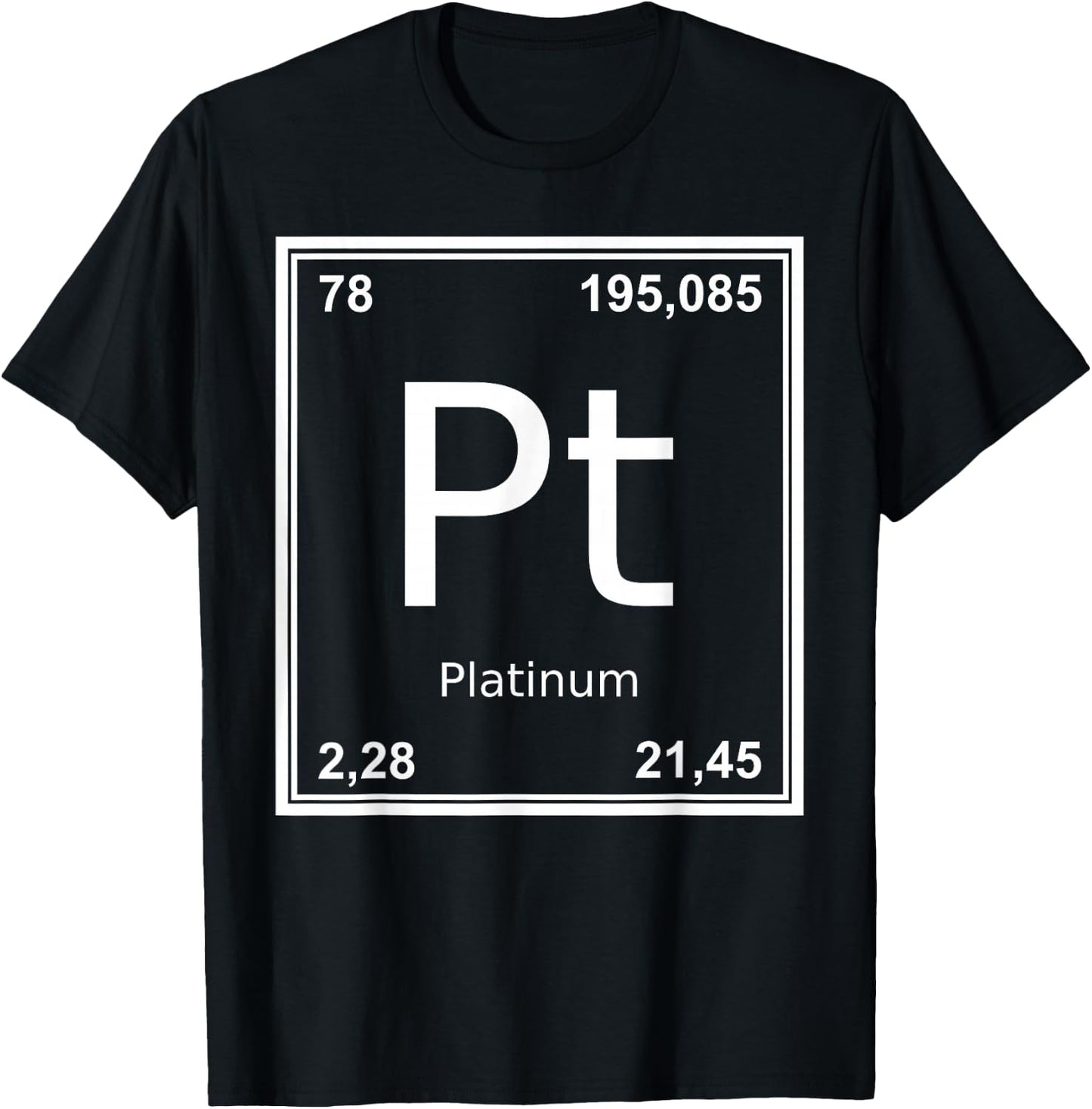 Platinum Symbol Costume T-Shirt - T-Shirt | Black