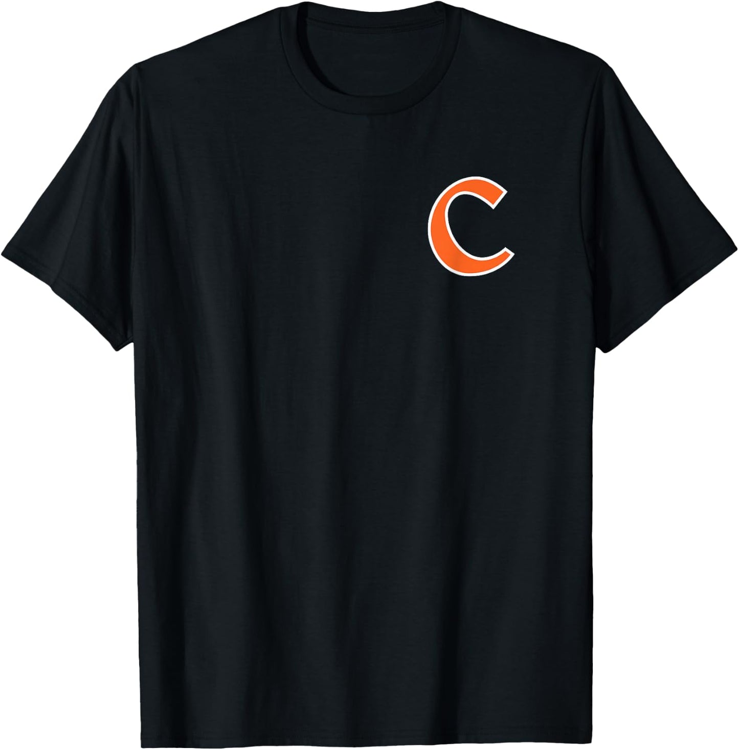 Clemson Tigers Front/Back Classic Logo Officially Licensed T-Shirt - T-Shirt | Black