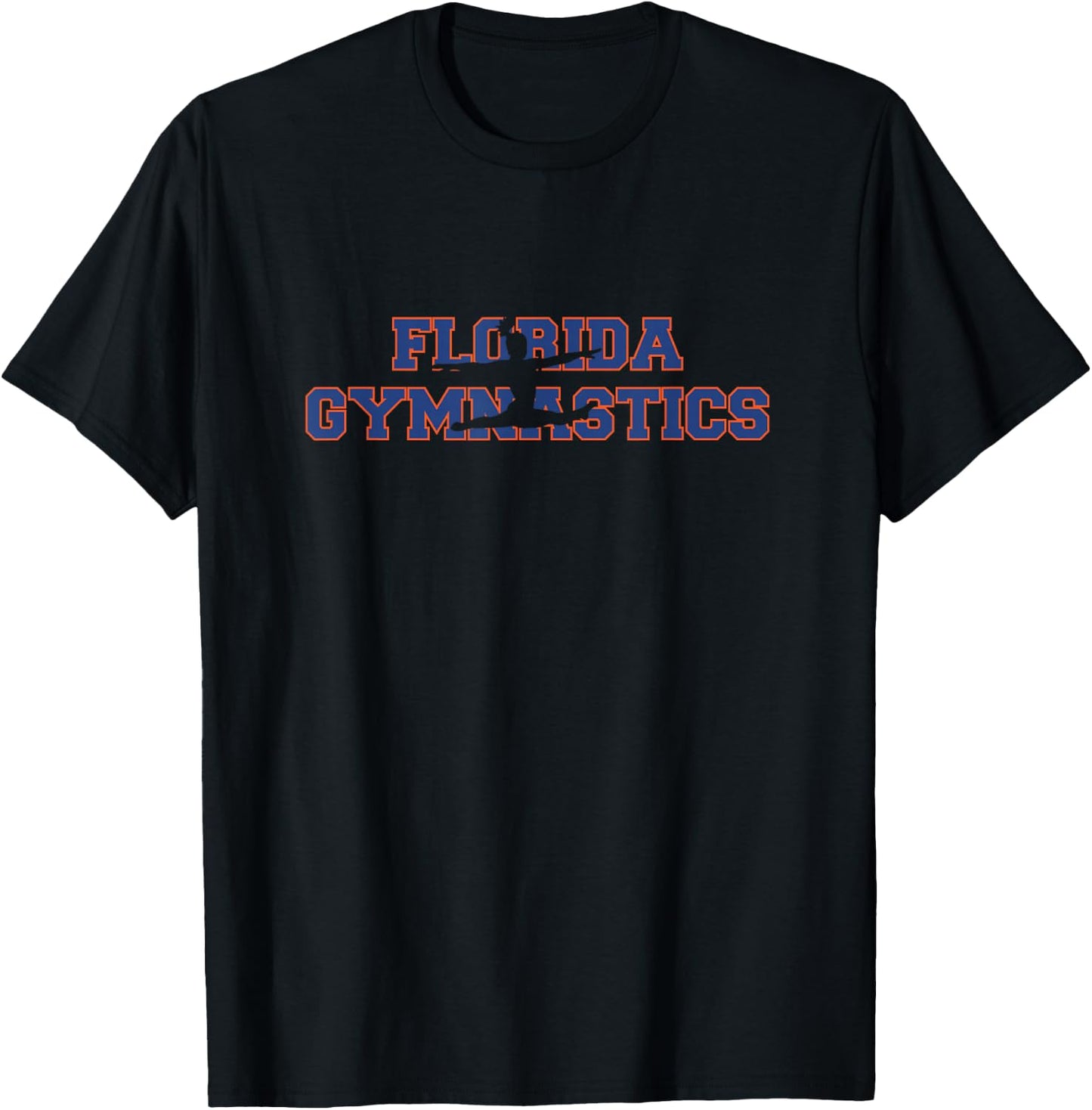 Florida Floor Gymnastics Girl Tumbling Gymnast Aerobic Dance T-Shirt - T-Shirt | Black