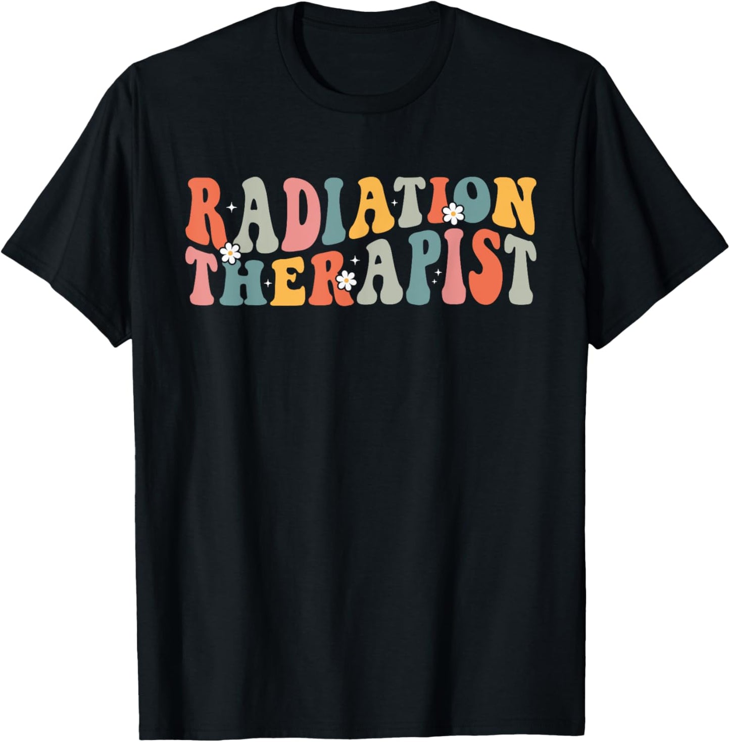 Groovy Radiation Therapist Radiation Therapy Men T-Shirt - T-Shirt | Black