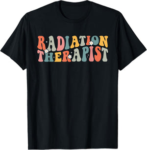 Groovy Radiation Therapist Radiation Therapy Men T-Shirt - T-Shirt | Black