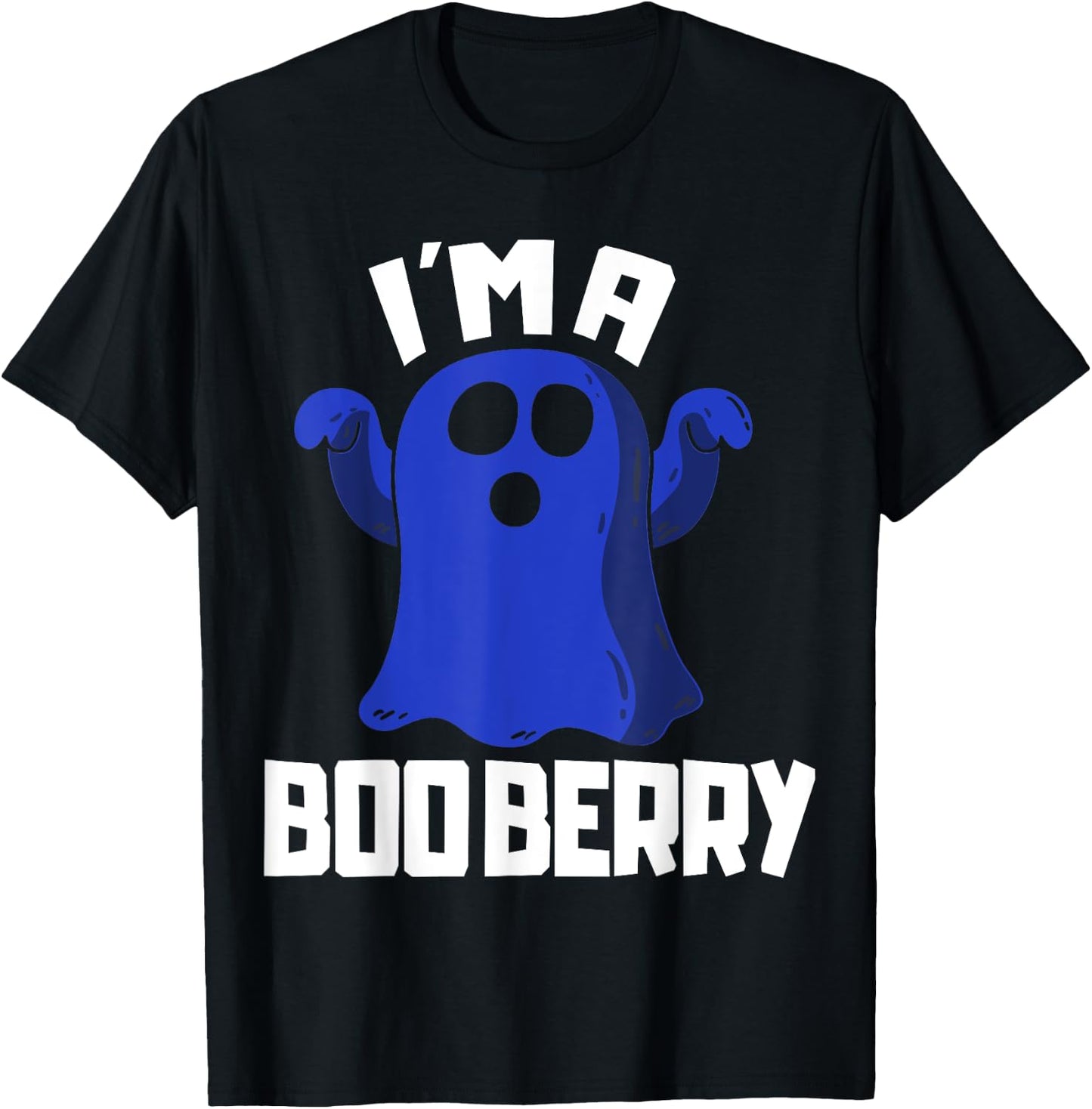 Boo Berry Halloween Funny Blueberry for Berries Fans T-Shirt - T-Shirt | Black