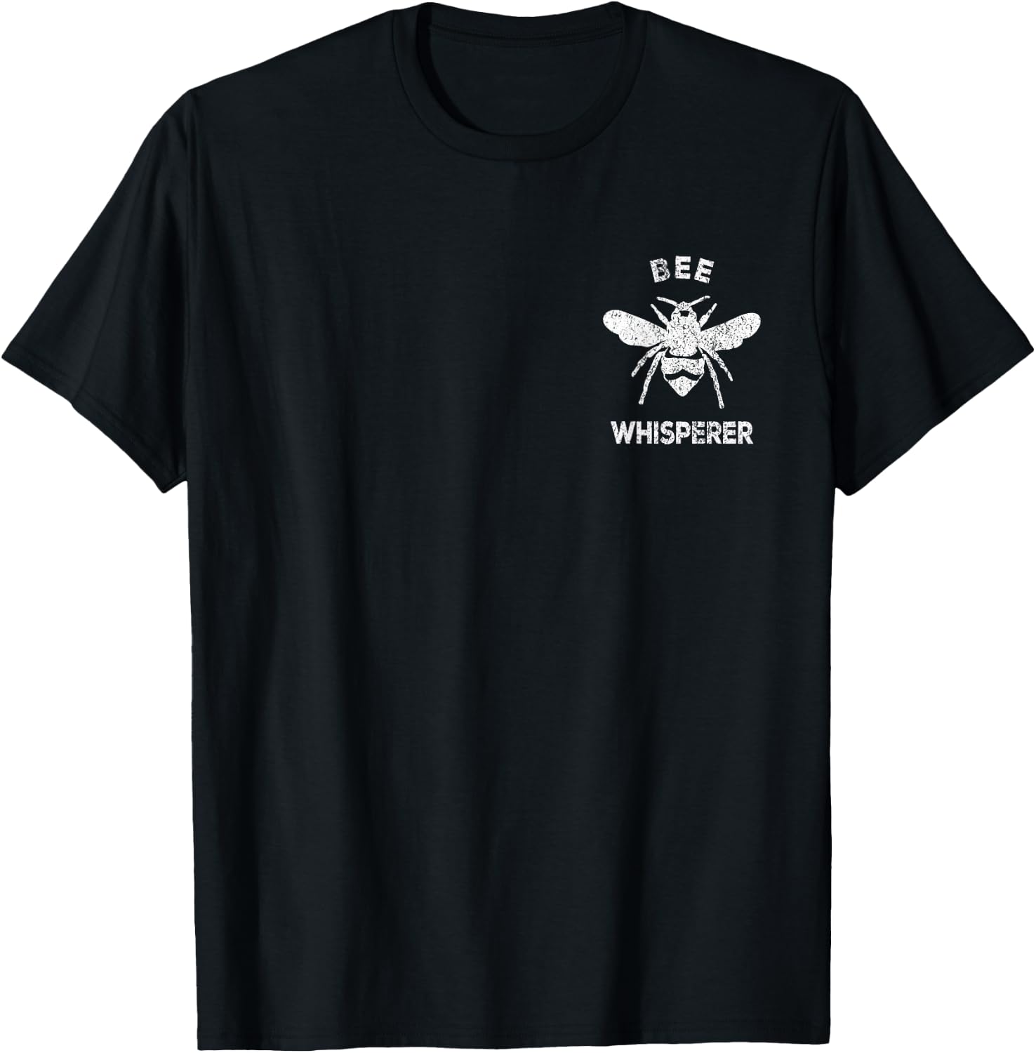 Bee Whisperer Bee Lover Funny Bee Quote T-Shirt - T-Shirt | Black