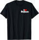 avec inscription « I Love Heart Stephanie Steph » T-Shirt - T-Shirt | Black