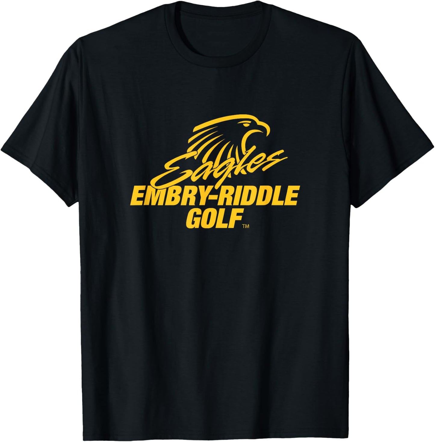 Embry-Riddle Aeronautical Eagles Golf Sports Fan T-Shirt - T-Shirt | Black