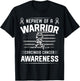 Nephew Of A Warrior Carcinoid Cancer Awareness T-Shirt - T-Shirt | Black