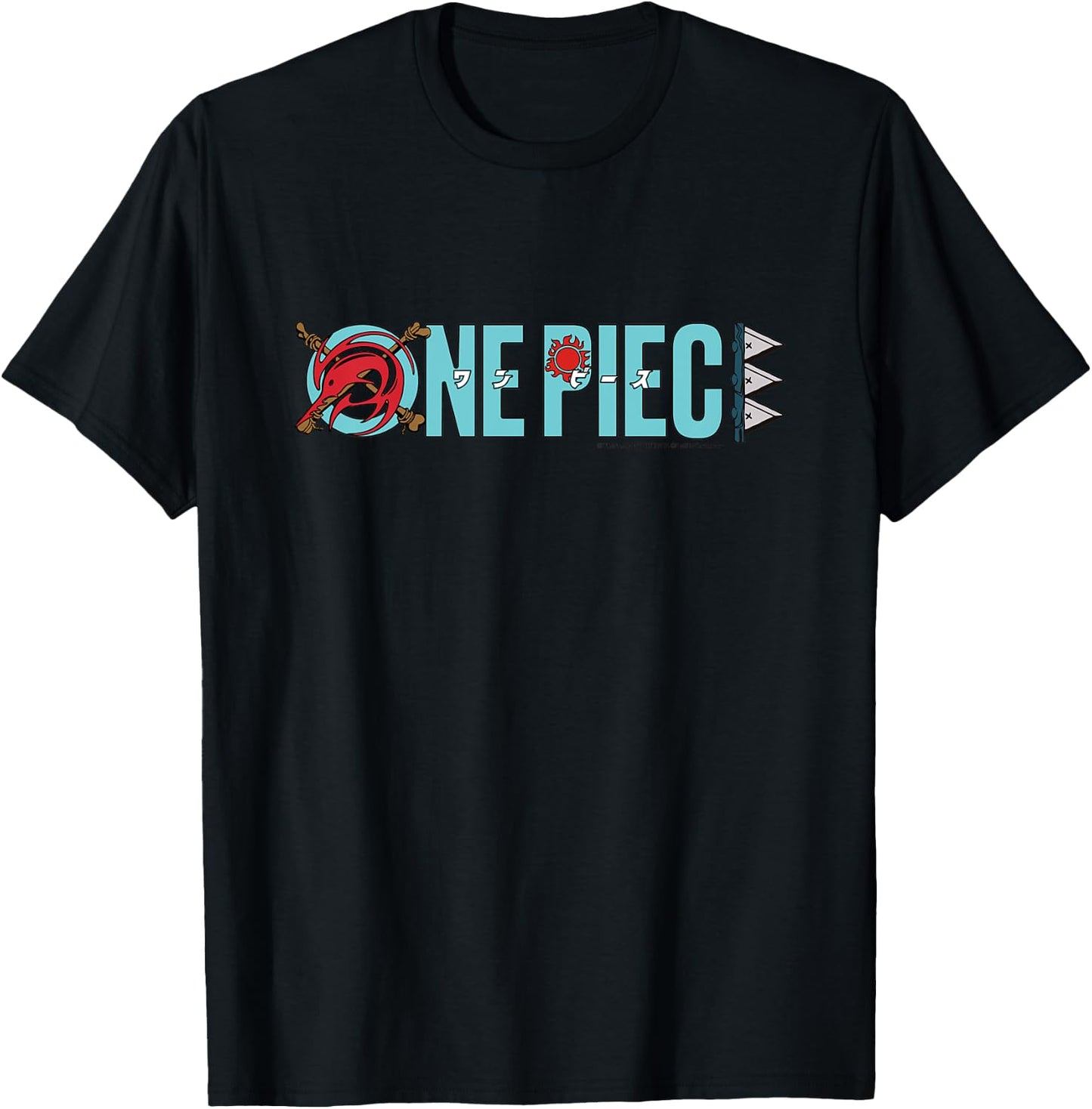Children's Badge One Piece Arlong Anime Kids , Blue, 2 T-Shirt - T-Shirt | Black