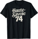 Haute-Savoie 74 , Black, S T-Shirt - T-Shirt | Black