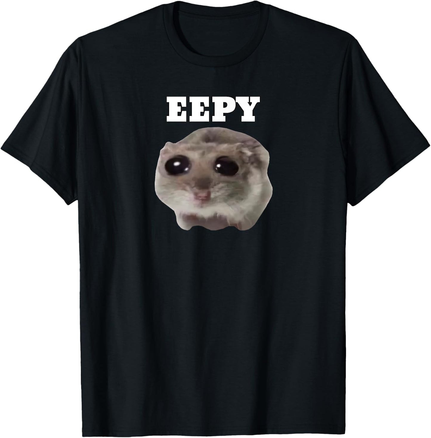 Eepy Hamster, Sleepy Hamster Meme T-Shirt - T-Shirt | Black