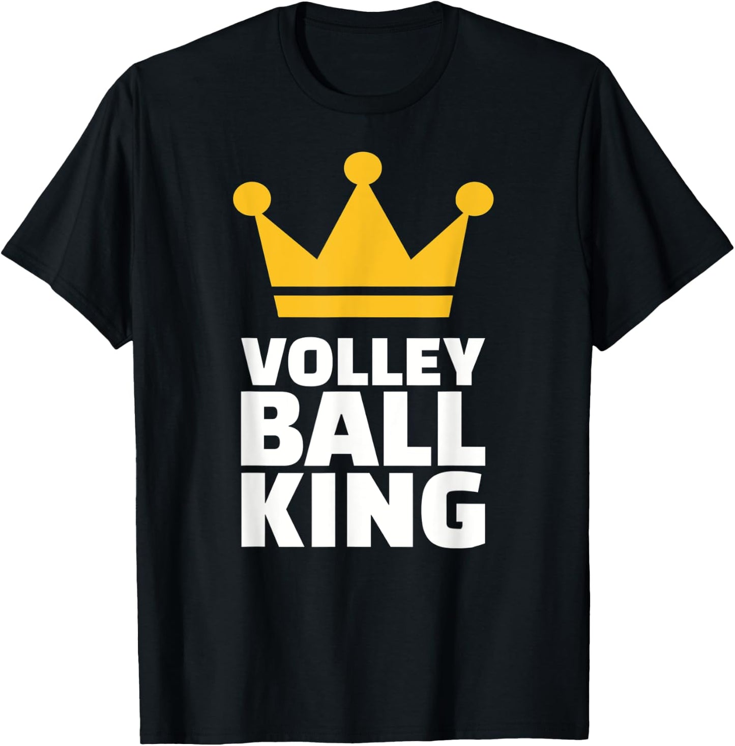 Volleyball king T-Shirt - T-Shirt | Black