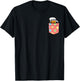 Happy Easter Mug Eggs Pocket Funny Hoppy Dad Team Men Women T-Shirt - T-Shirt | Black