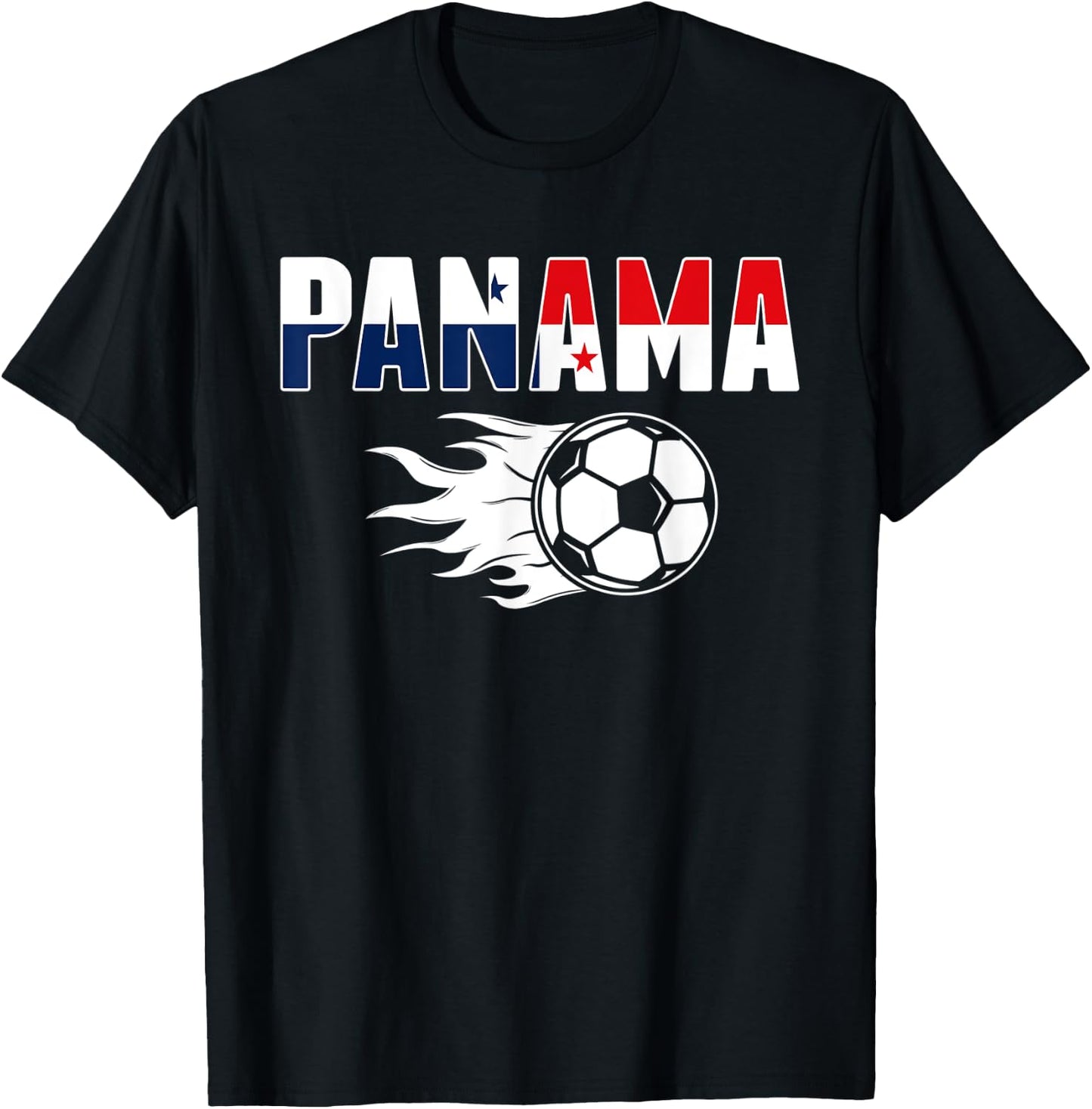 Proud Panama Soccer Fans Jersey - Panamanian Football Lovers T-Shirt - T-Shirt | Black
