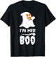 I'm Her Boo Halloween Ghost Matching Couple Cute T-Shirt - T-Shirt | Black