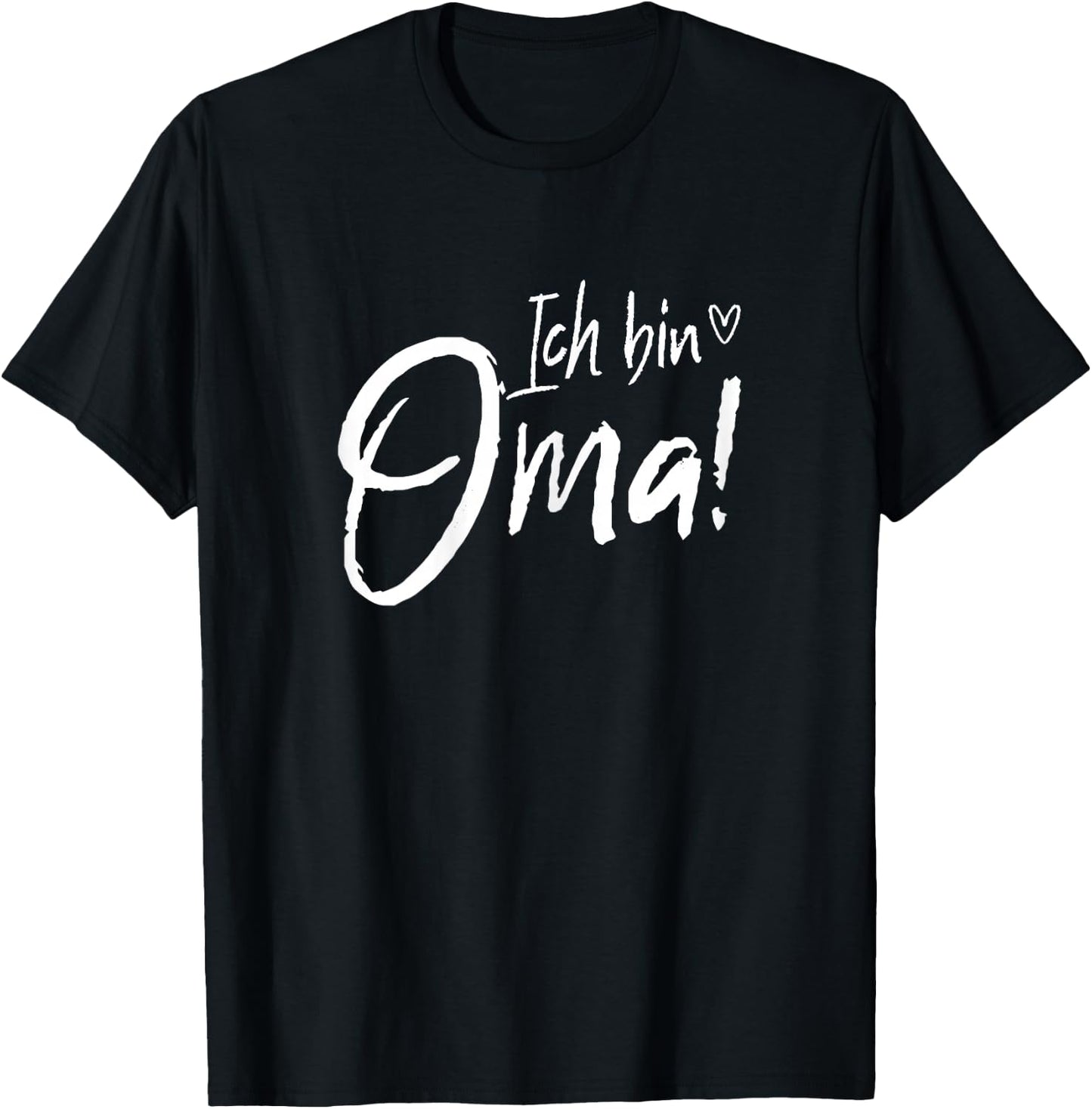 Ich Bin Oma geworden zur Oma befördert - Frischgebackene Oma T-Shirt - T-Shirt | Black