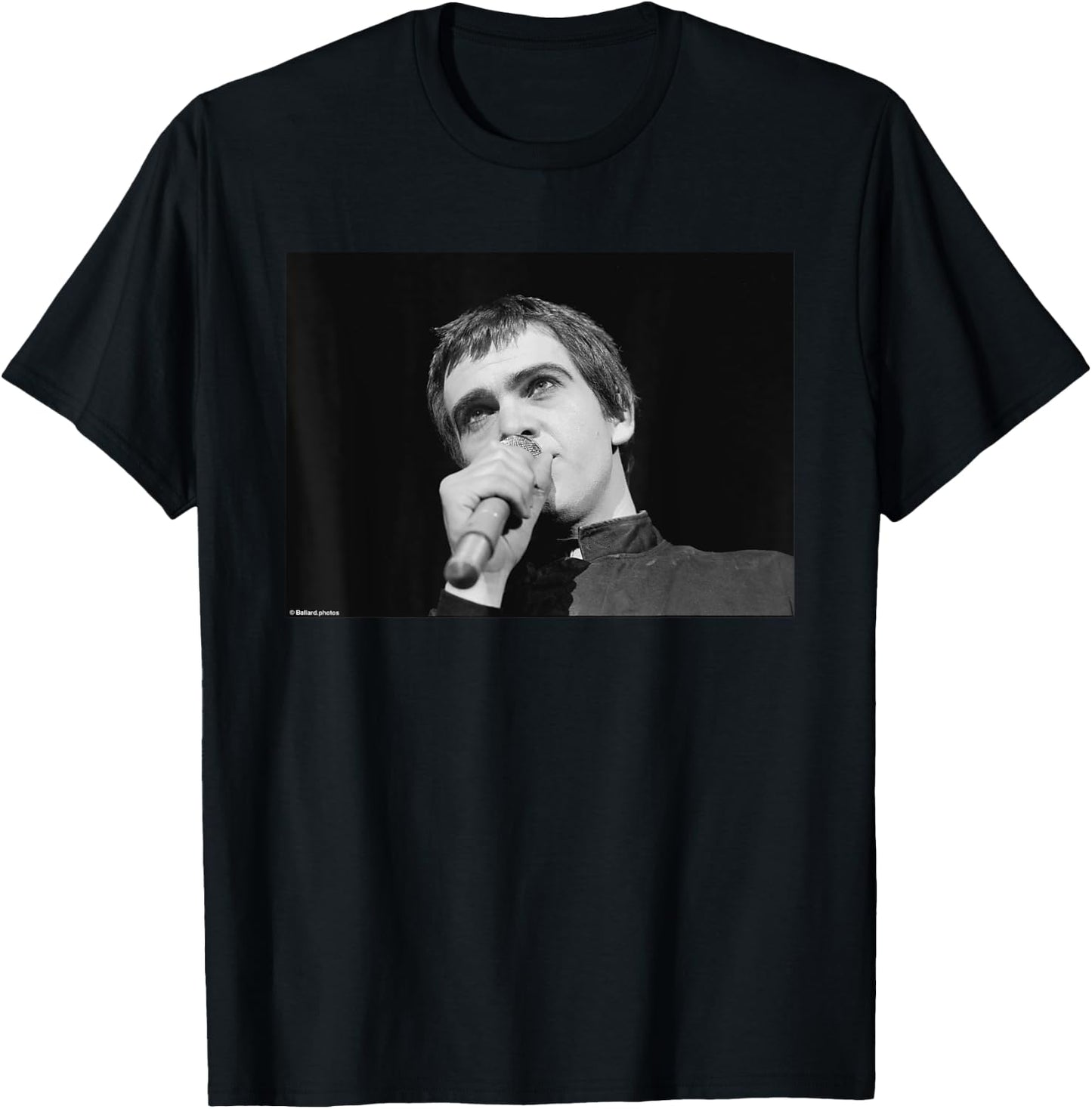 Peter Gabriel Live Genesis Frontman by Allan Ballard T-Shirt - T-Shirt | Black