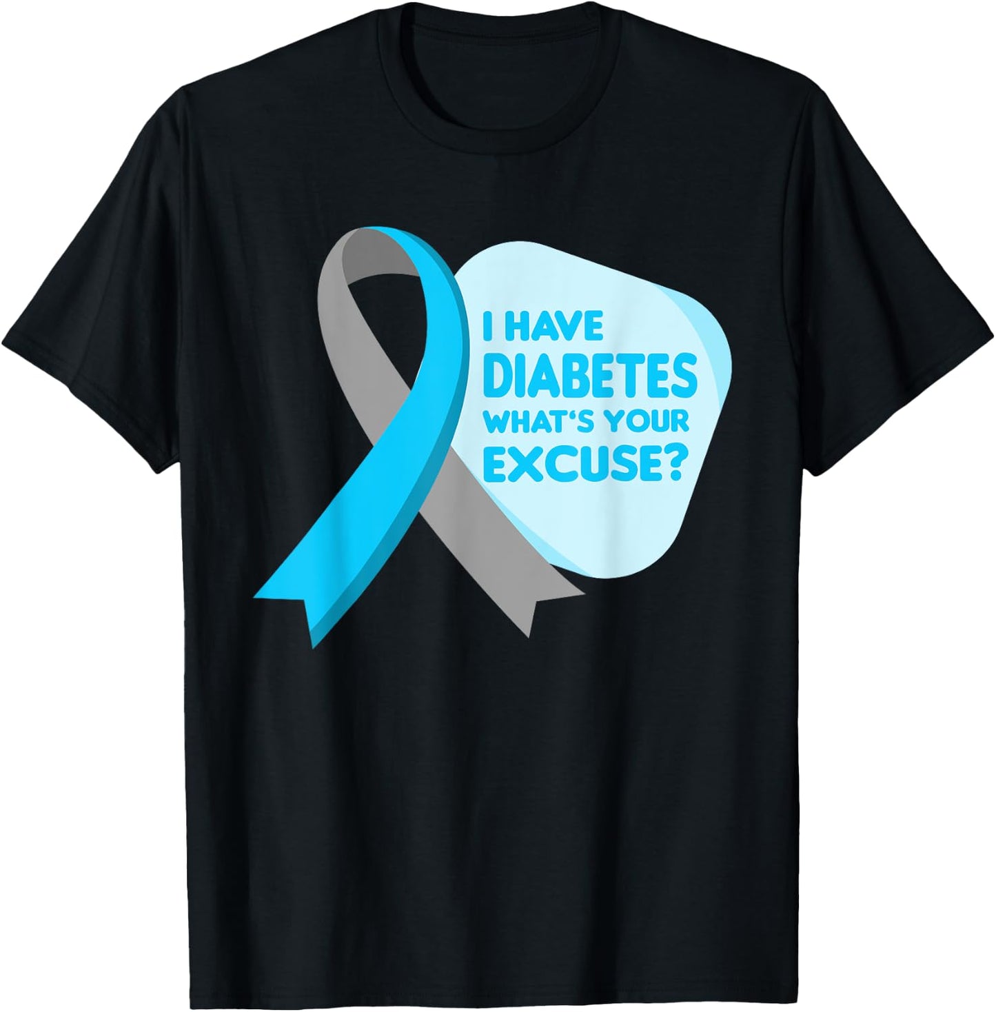 Diabetes Awareness Type 1 Insulin Pancreas Low Blood Sugar T-Shirt - T-Shirt | Black