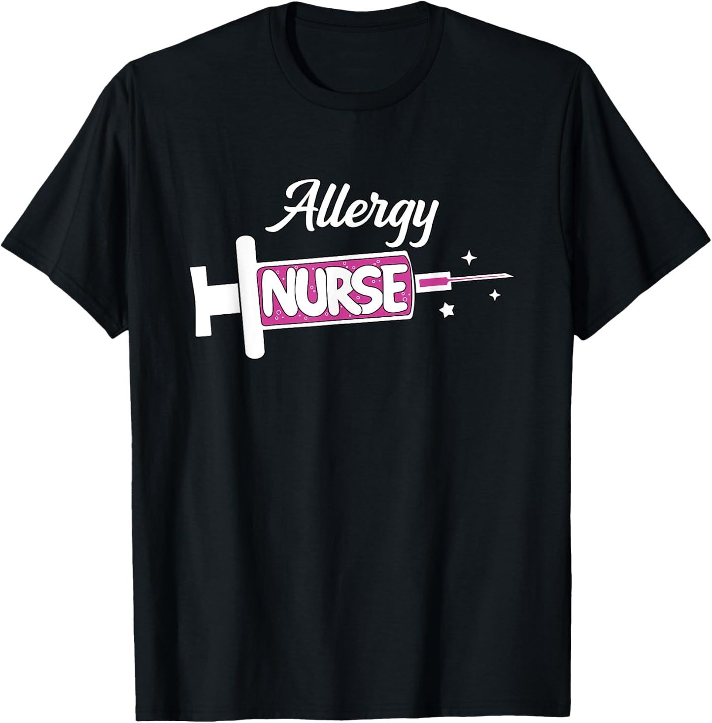 Allergy Nurse Cute Allergy/Immunology Nursing Unit RN T-Shirt - T-Shirt | Black