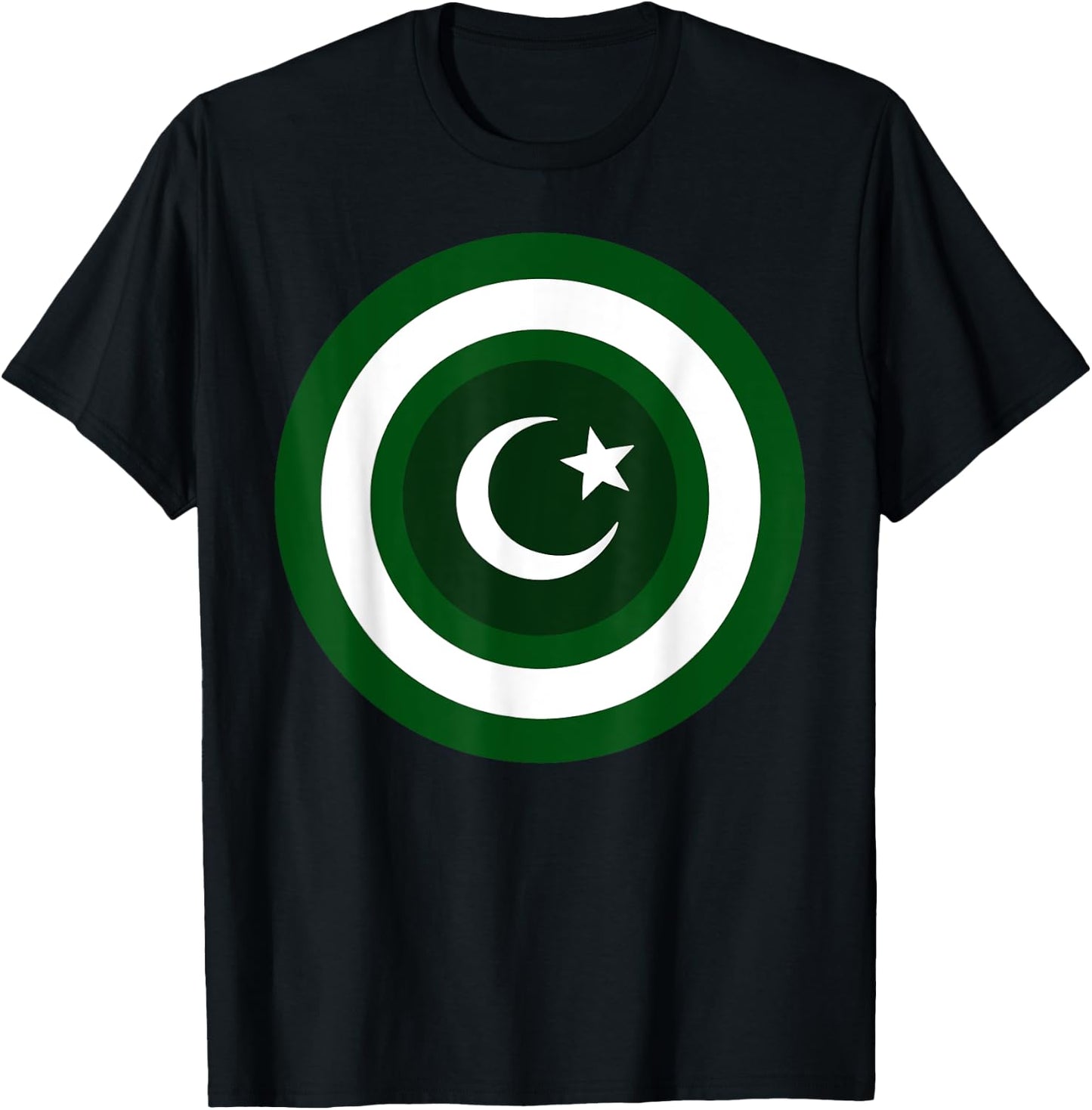 Pakistani Flag- Captain Pakistan T-Shirt - T-Shirt | Black