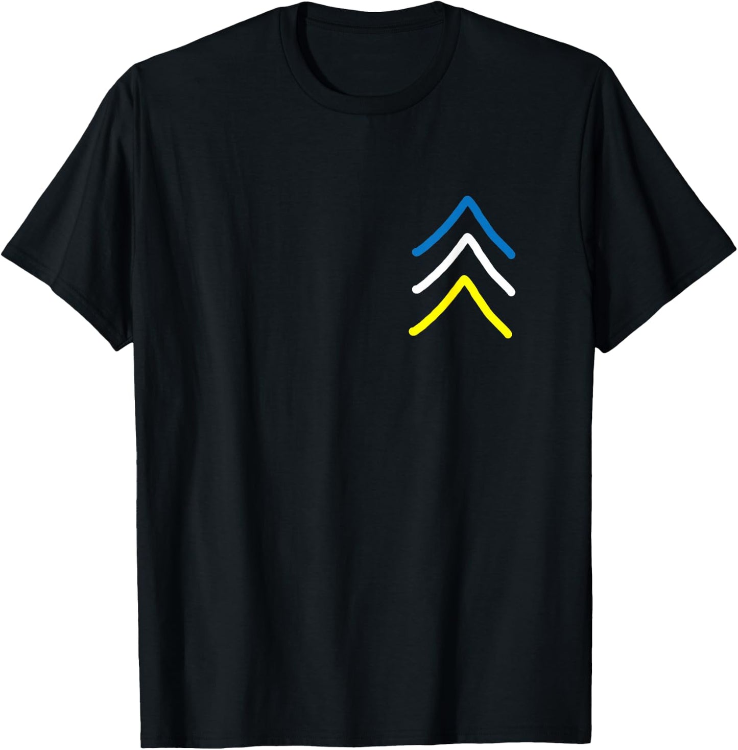 Trisomy 21 Down Syndrome Three Chromosome Arrows T-Shirt - T-Shirt | Black