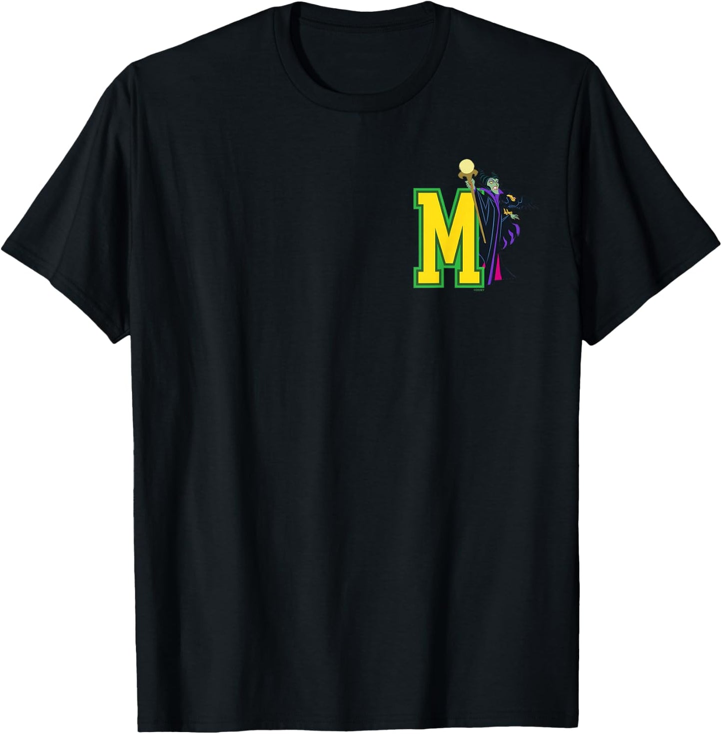 Disney Maleficent Dragons 00 Collegiate Sports Team 2-Sided T-Shirt - T-Shirt | Black