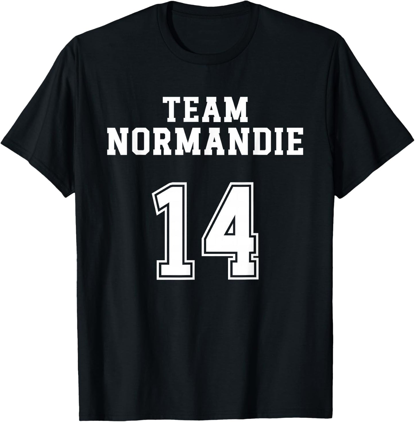 Normandy Humour Norman Team Normandy Calvados Region , Black, S T-Shirt - T-Shirt | Black