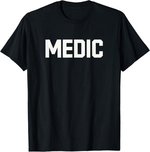 MEDIC Text Design for Professionals and Cosplay T-Shirt - T-Shirt | Black