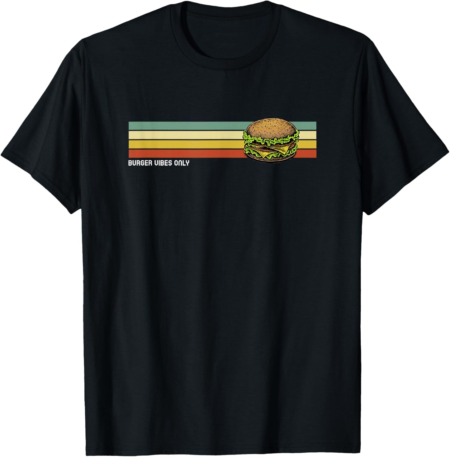 Vintage hamburger T-Shirt - T-Shirt | Black