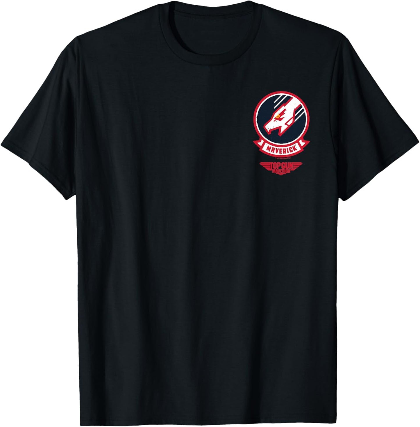 Top Gun: Maverick Squadron Pocket Patch , black T-Shirt - T-Shirt | Black