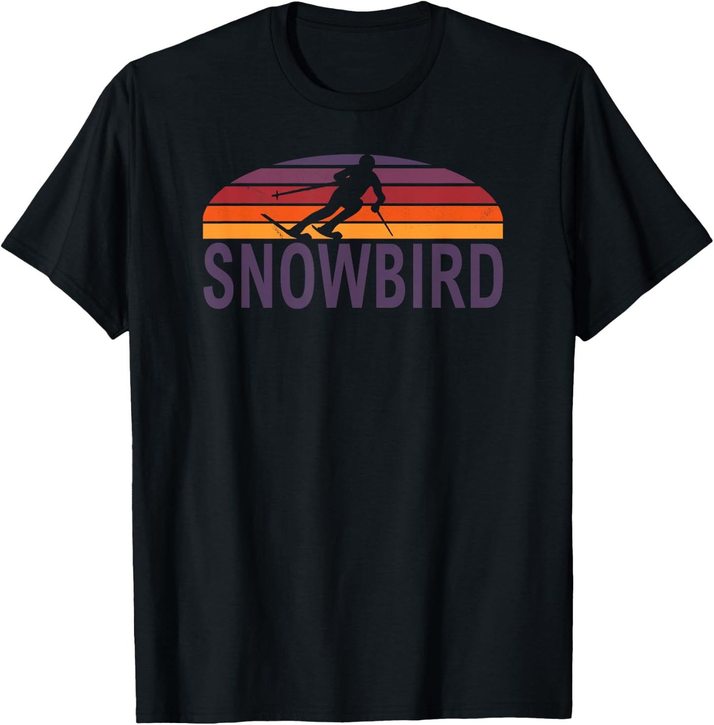 Snowbird Utah USA Ski Resort Snowboarding T-Shirt - T-Shirt | Black