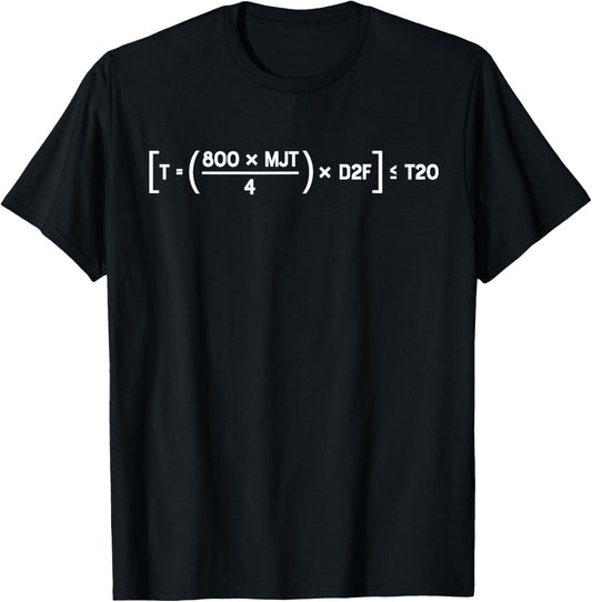 D2F Equation Silicon Valley Funny Math T-Shirt - T-Shirt | Black