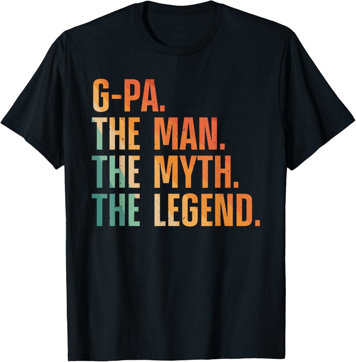 G-Pa Design For Grandpa Grandfather From Grandkids G-Pa T-Shirt - T-Shirt | Black