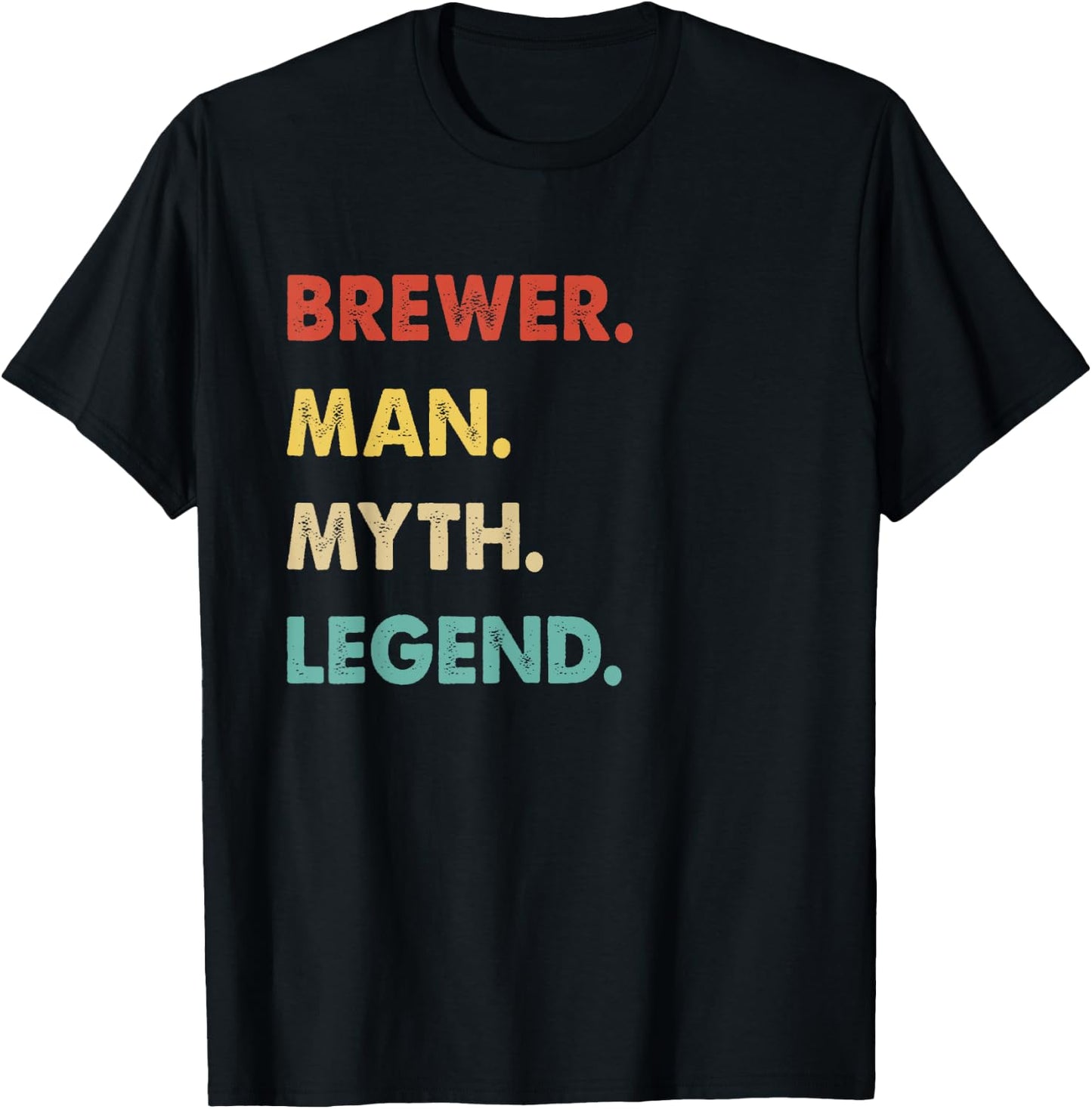 Brewer Man Myth Legend T-Shirt - T-Shirt | Black