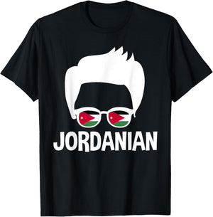 Jordanian Boy Silhouette Jordan Man Pride T-Shirt - T-Shirt | Black
