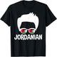 Jordanian Boy Silhouette Jordan Man Pride T-Shirt - T-Shirt | Black