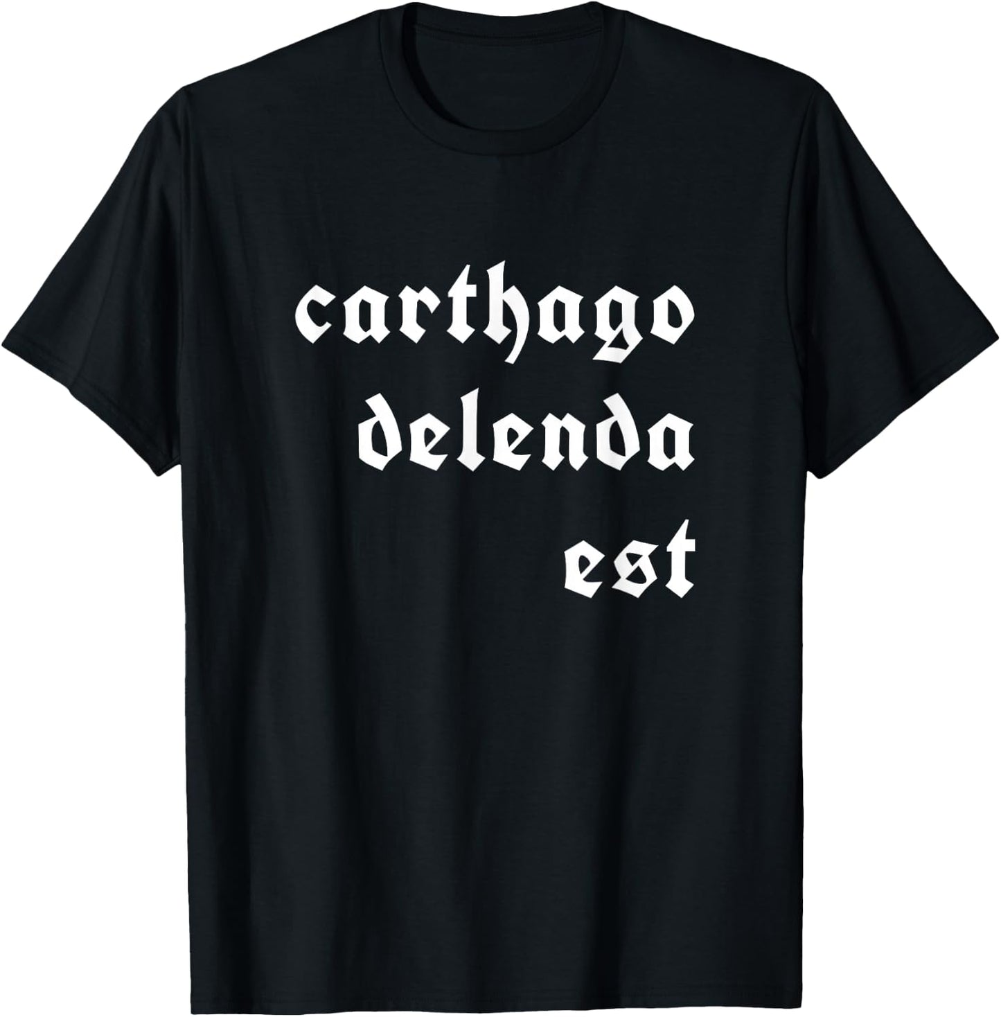 Histoire Carthage doit être détruite carthago delenda est T-Shirt - T-Shirt | Black