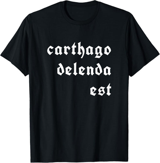 Histoire Carthage doit être détruite carthago delenda est T-Shirt - T-Shirt | Black