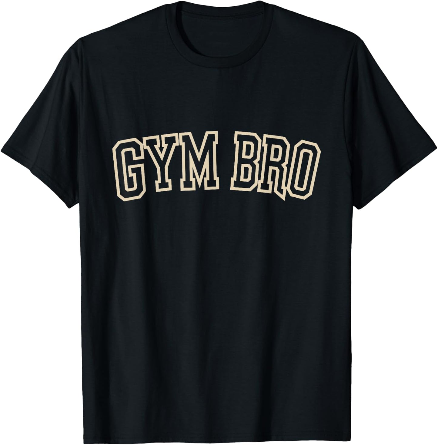 Gym Bro Workout Funny Gym Weightlifting Boys and Girls T-Shirt - T-Shirt | Black
