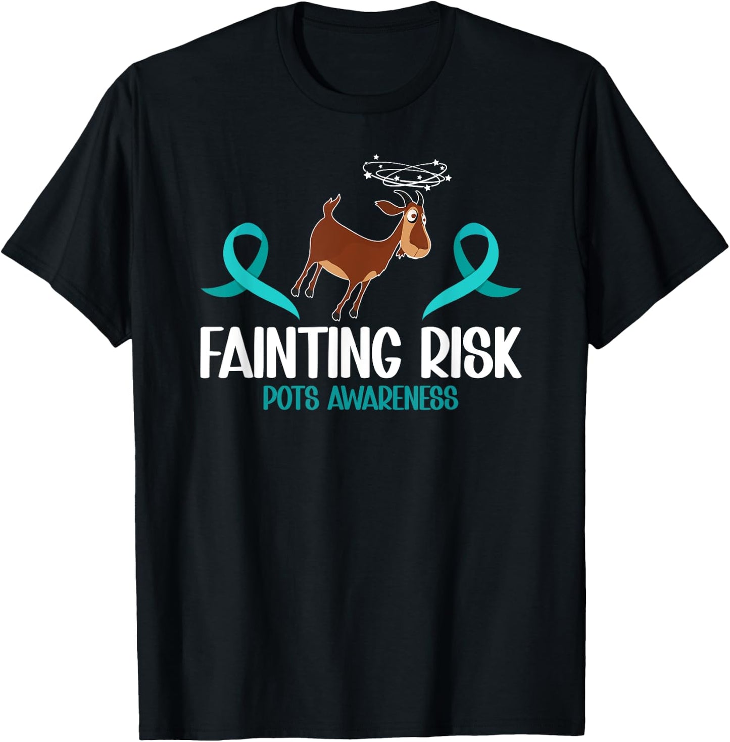 Fainting Risk POTS Awareness Day POTS Warrior POTS Fighter T-Shirt - T-Shirt | Black