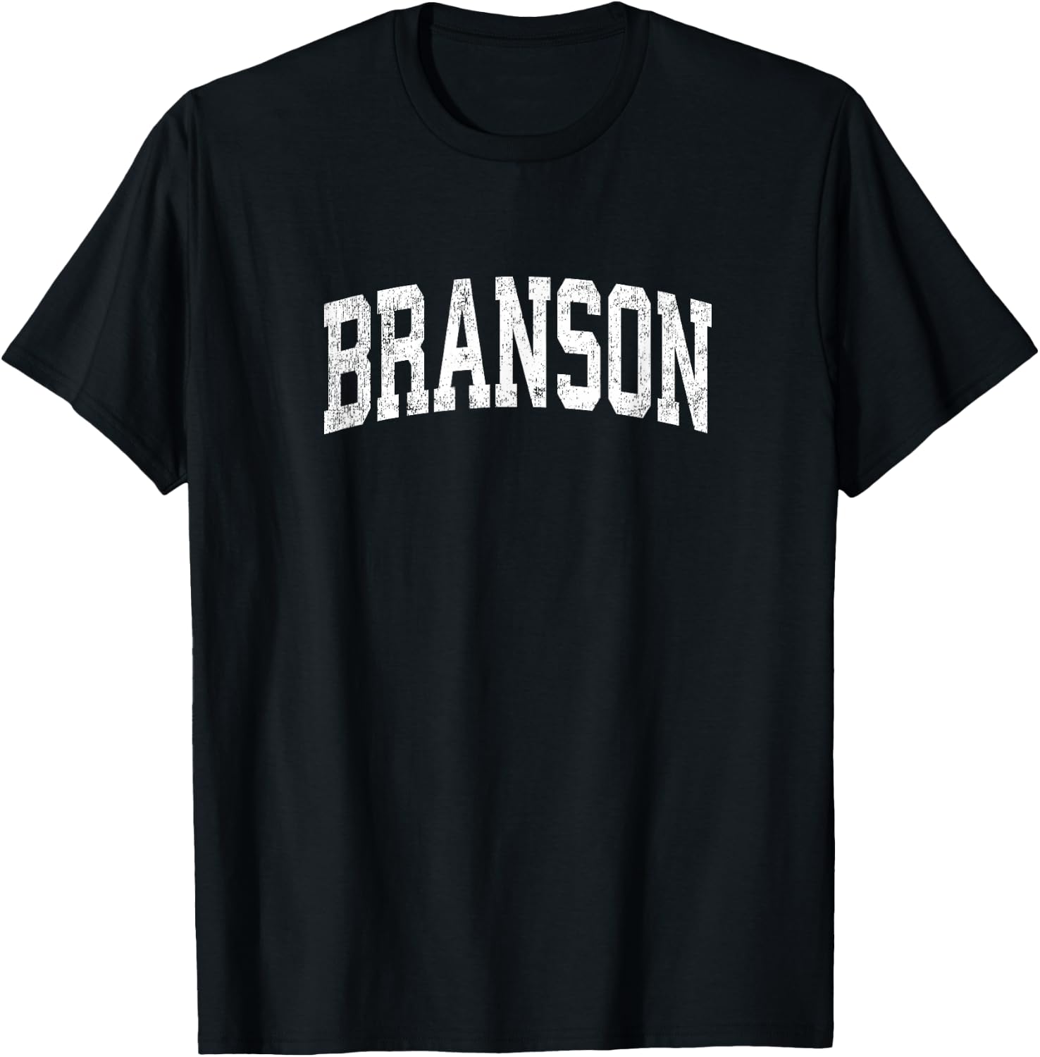 Branson Missouri MO Vintage Athletic Sports Design T-Shirt - T-Shirt | Black