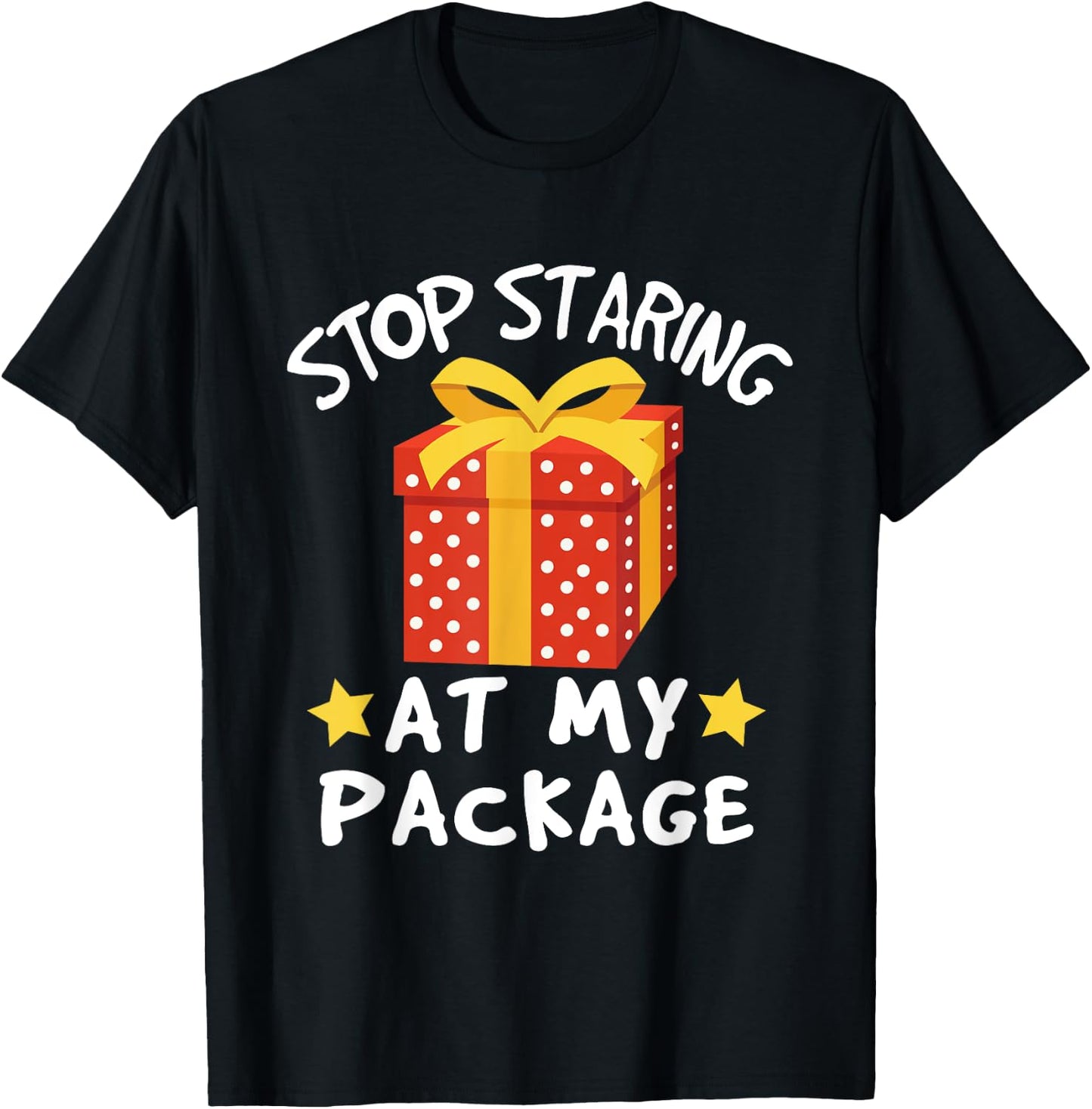 Funny Christmas Adult Humor Pun Shirt White Elephant Gift T-Shirt - T-Shirt | Black