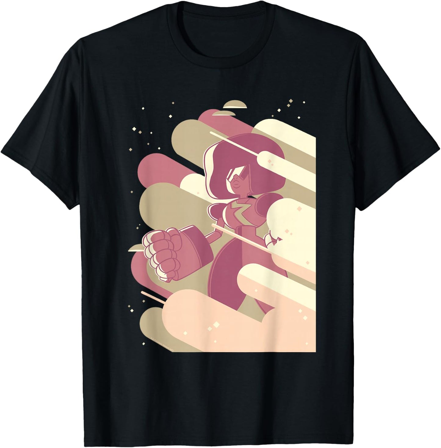 Steven Universe Garnet Clouds T-Shirt - T-Shirt | Black