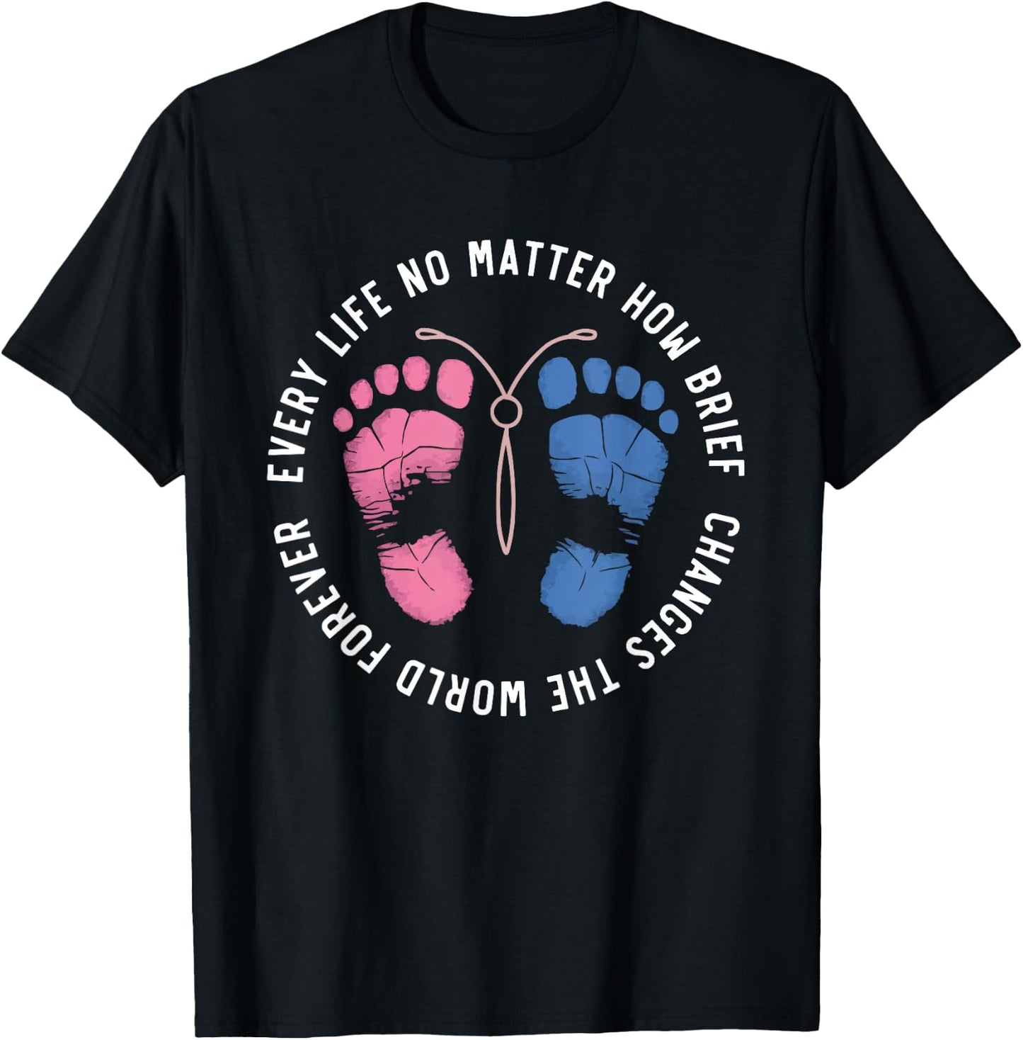 Pregnancy And Infant Loss Awareness Miscarriage T-Shirt - T-Shirt | Black