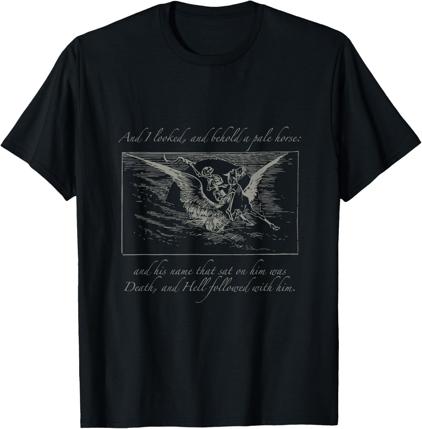 Apocalypse 4 Horsemen Revelation T-Shirt - T-Shirt | Black